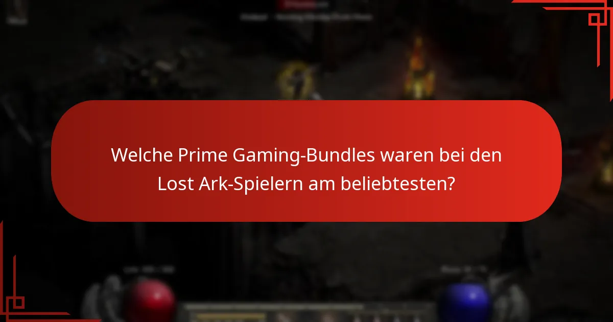 Wie haben sich die Prime Gaming-Bundles für Lost Ark im Laufe der Zeit entwickelt?