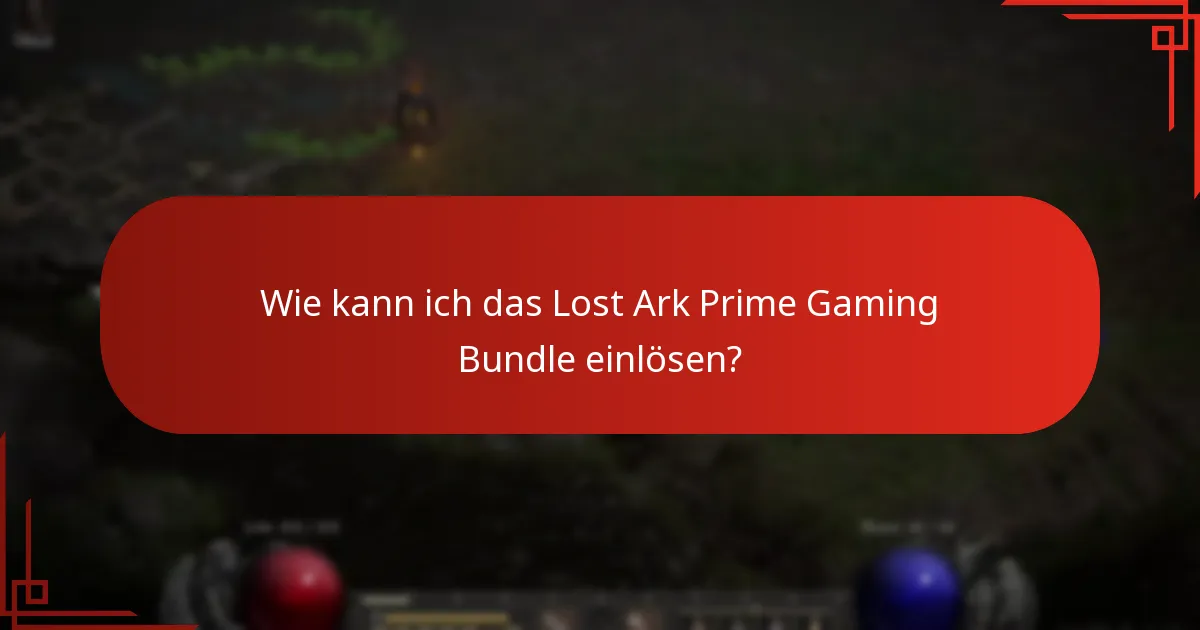 Wann ist das Lost Ark Prime Gaming Bundle verfügbar?